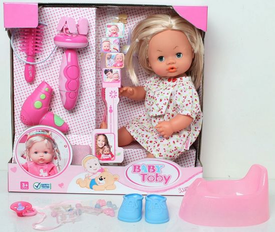 Кукла-пупс Baby Toby с набором парикмахера - фото 1