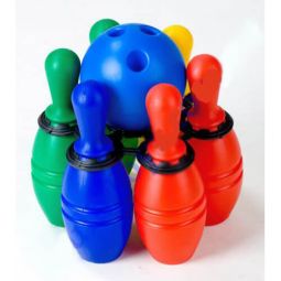 Набор для боулинга шар и 6 кеглей Toys Plast ИП.03.001