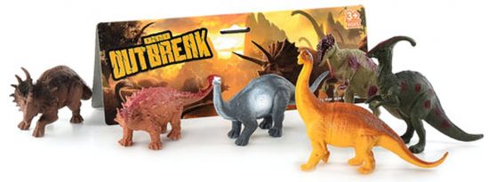 Набор динозавров 6 шт - фото 1