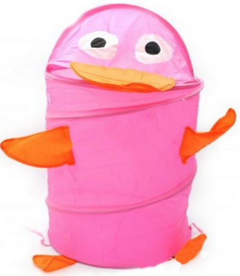 Корзина для игрушек «Розовый пингвин» - фото 1