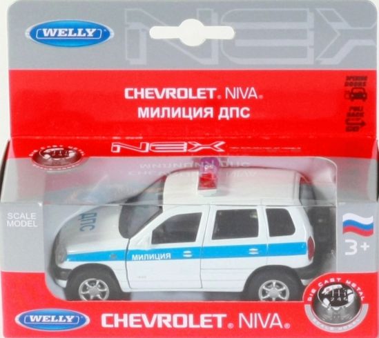 Машина Welly «Niva Chevrolet» милиция - фото 2