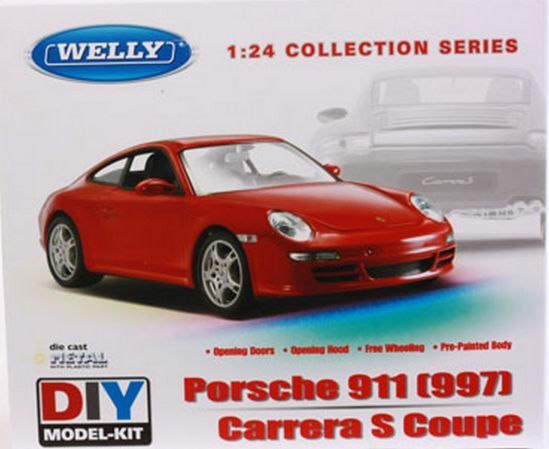 Сборная модель машинка Welly «Porsche Carrera» - фото 1