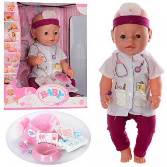 Кукла-пупс в костюме доктора  «Малятко-немовлятко» - фото 2