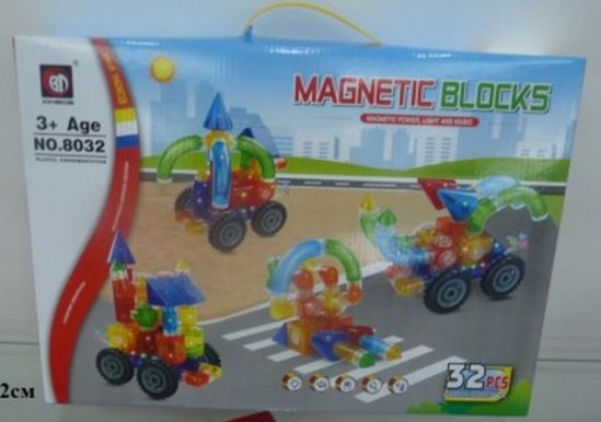 Конструктор магнитный Magnetic Blocks - фото 2