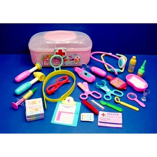 Детский набор доктора в чемодане с инструментами - фото 1