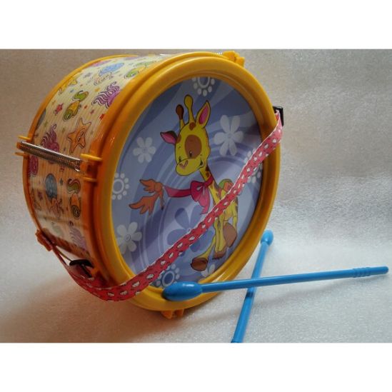 Дитячий барабан із паличками ColorPlast 1-003 - фото 1