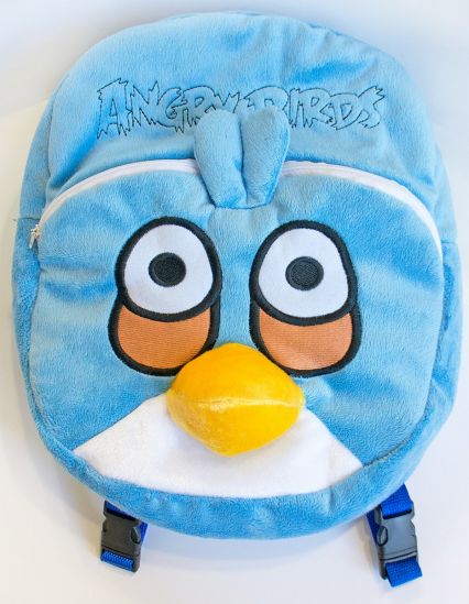 Мягкий голубой рюкзак «Джим Angry birds» - фото 1