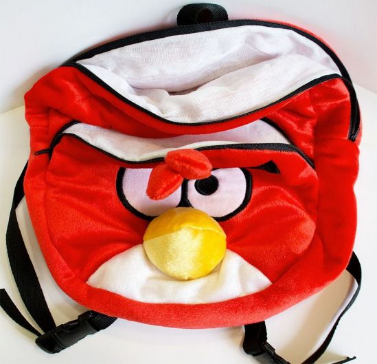 Мягкий красный рюкзак «Angry birds» - фото 2