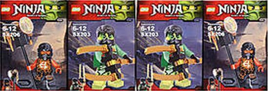 Конструктор Ninja мини воины - фото 4