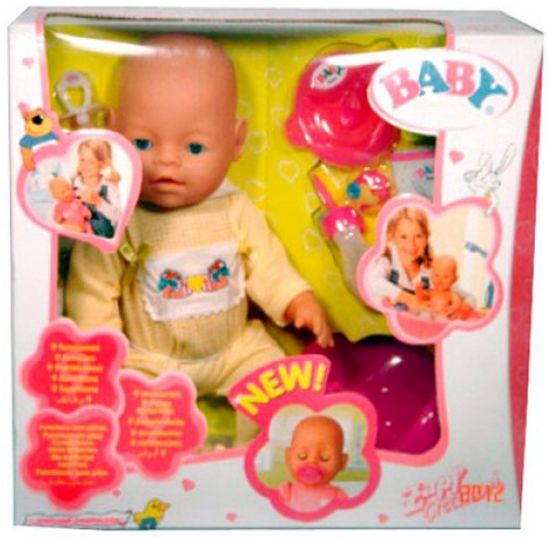 Кукла-пупс Baby Doll в желтой пижаме - фото 2