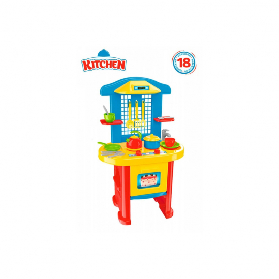 Детская Кухня-3 с посудой Технок 2124 - фото 3