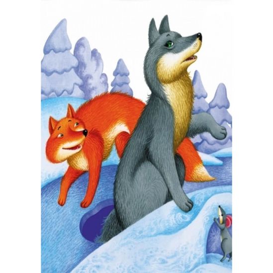 Книга детская маленькие сказки «Лисичка и волк» С542007У (укр язык) - фото 5
