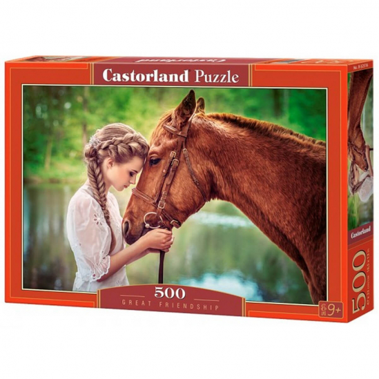 Пазлы «Девушка и лошадь» 500 эл - фото 1