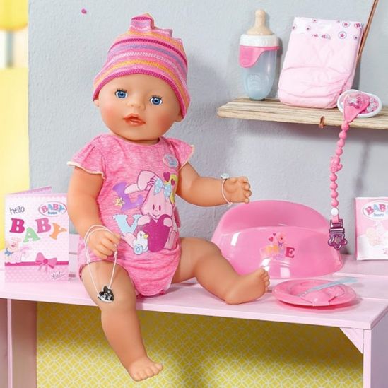 Кукла Zapf Baby Born Очаровательная Малышка с аксессуарами 43 см (822005) - фото 4