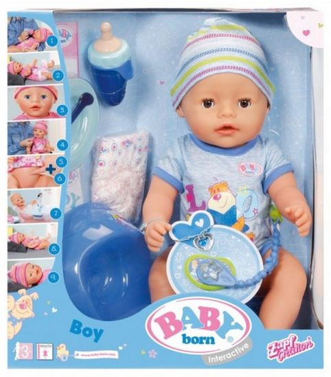 Кукла Zapf Baby Born Очаровательный Малыш с аксессуарами 43 см (822012) - фото 2