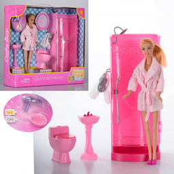 Кукла с аксессуарами «Ванная комната»