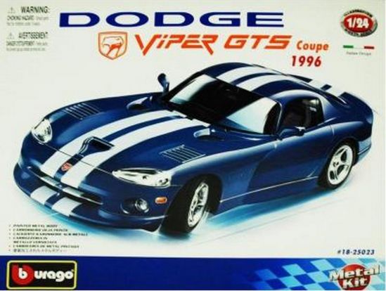 Авто-конструктор Bburago «Dodge Viper GTS coupe» (1996) - фото 6