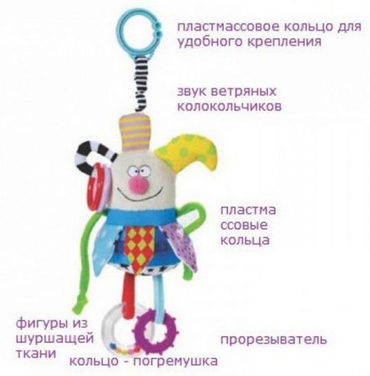 Развивающая игрушка-подвеска «Мальчик Куки» - фото 3
