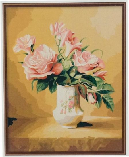 Картина «Букет роз» по номерам - фото 1