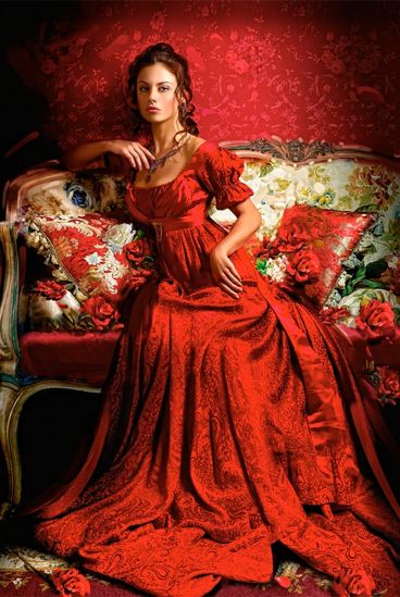 Пазлы «Красавица в красном» 1500 эл - фото 1