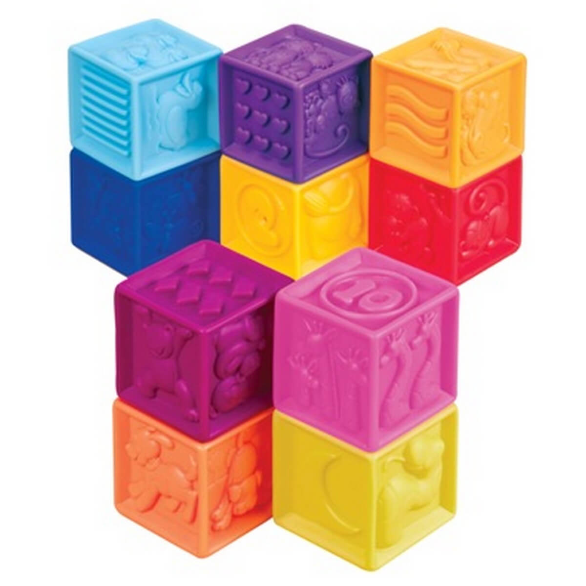 Развивающие силиконовые кубики «Посчитай-Ка» BX1002Z