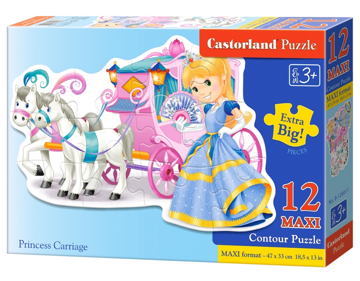 Пазлы Castorland Maxi «Карета принцессы» (12 эл.) В-120017