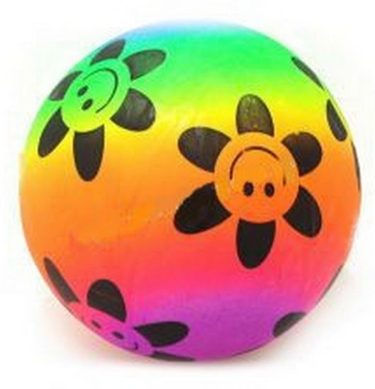 Мяч детский цветной с рисунком - фото 1