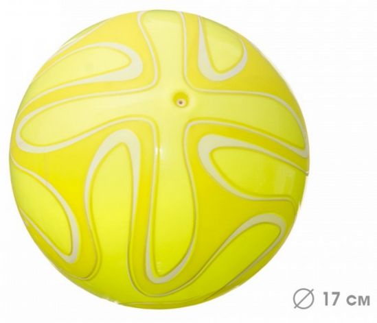 Мяч резиновый детский 4 вида - фото 1