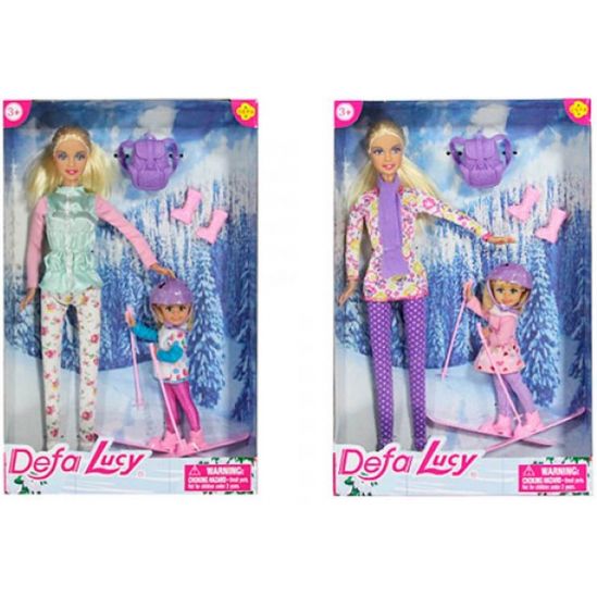 Кукла с дочкой 2 вида «Зимний спорт» - фото 2