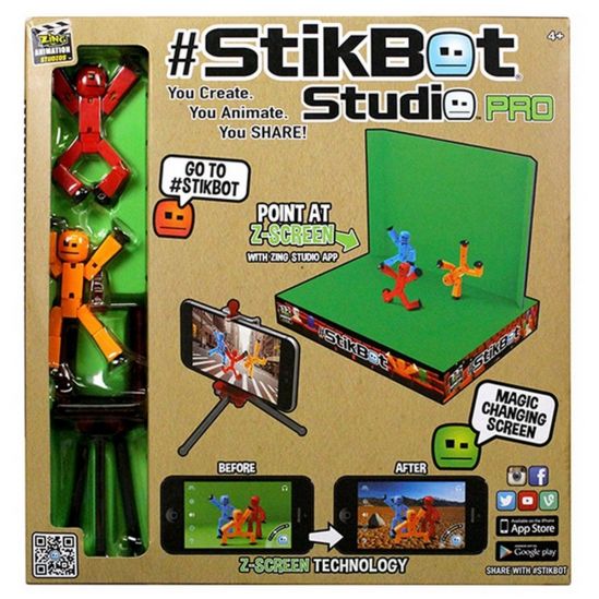 Игровой набор для анимационного творчества Stikbot S1 «Студия Z-Screen» (TST617) - фото 5