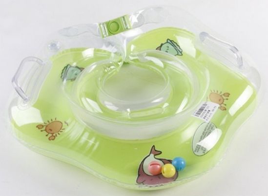 Круг для купания младенца салатовый - фото 1