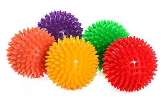Мячики массажные 5 цветов - фото 1