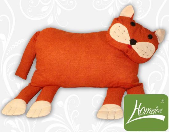 Подушка-игрушка оранжевая «Кот» - фото 1