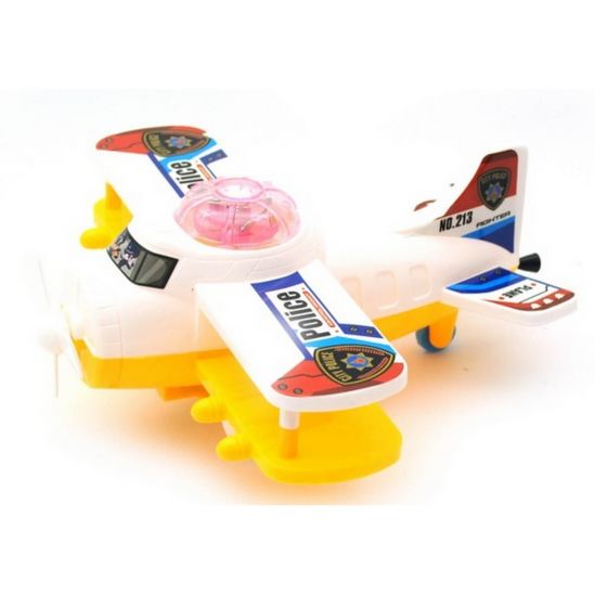 Самолет игрушечный со светом «Police» - фото 1