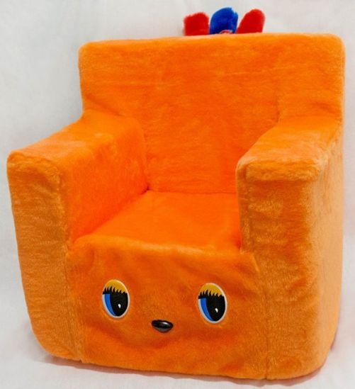 Детский оранжевый стульчик - фото 1