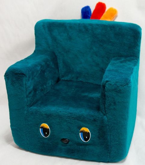 Детский бирюзовый стульчик - фото 1