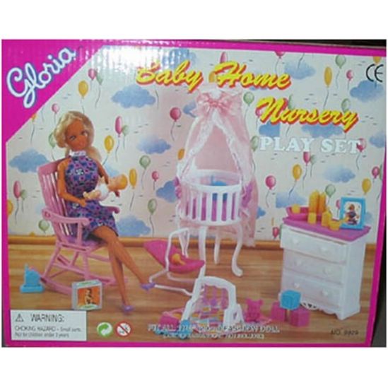 Мебель для куклы «Gloria» с пупсиком - фото 2
