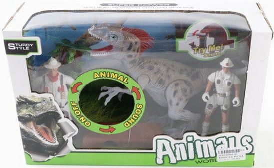Игровой набор с динозавром и аксессуарами 800-65 - фото 1