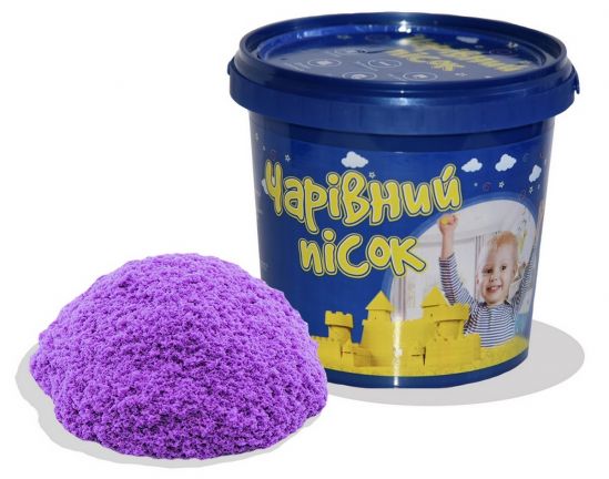 Набор для творчества «Волшебный песок» фиолетовый 1 кг - фото 1