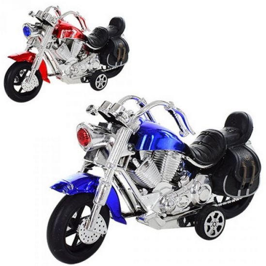 Инерционный детский мотоцикл 1234 - фото 1