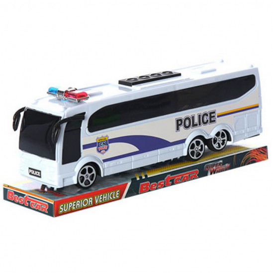 Автобус инерционный «Полиция» - фото 1
