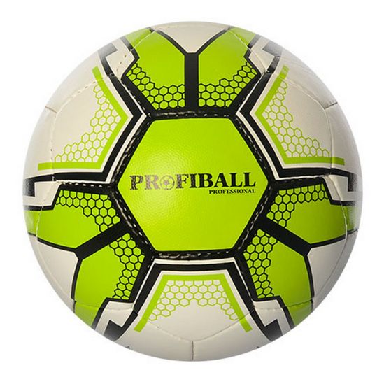 Футбольный мяч 3 цвета - фото 3