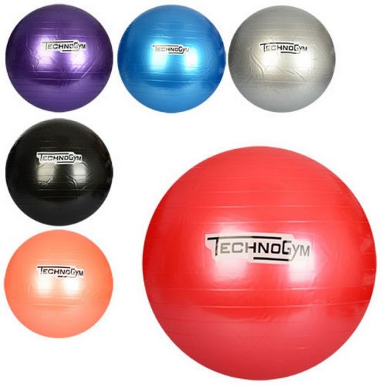 Мяч для фитнеса «Фитбол» 6 цветов 65 см - фото 1