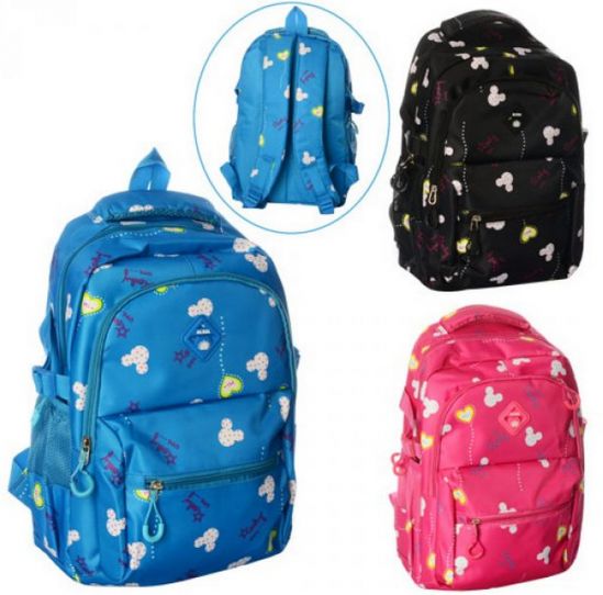 Рюкзак для девочки 3 цвета - фото 1