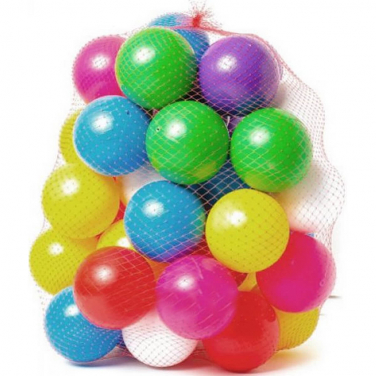 Мягкие шарики для бассейна диаметр 8 см 40 шт Kinderway 02-417 - фото 1