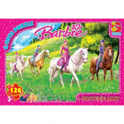 Пазлы серии «Barbie» 126 эл