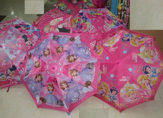 Зонтик для девочек с рисунками 6 видов - фото 2