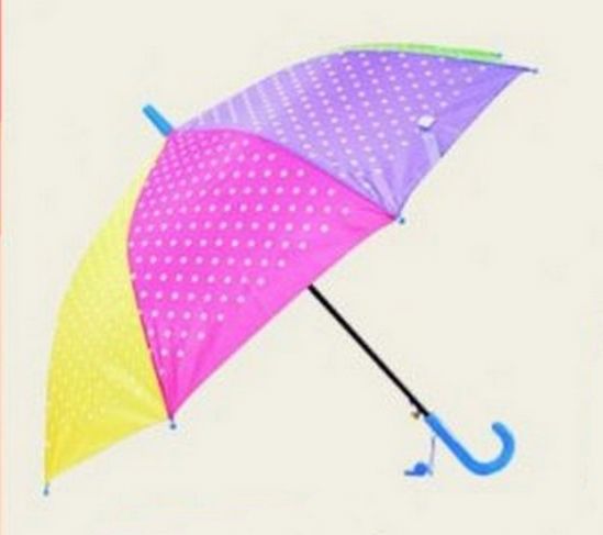 Зонтик детский в горошек «Радуга» - фото 2