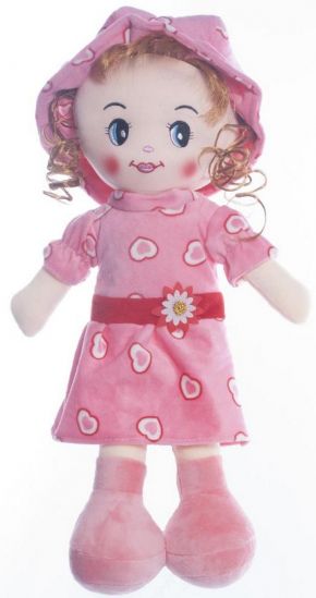 Мягконабивная детская кукла 3 цвета - фото 1