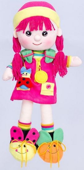 Мягкая детская кукла 2 цвета - фото 2